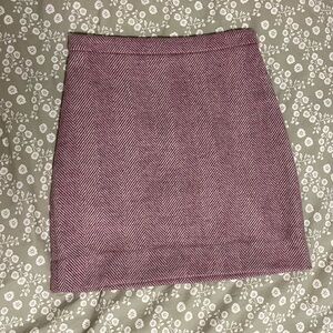 J Crew 100% Wool Herringbone Skirt
